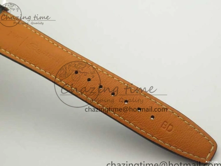 MIROTIME 0110 Portugieser Chrono  42 IW390403 ZF 1:1 Best Edition White Dial Blue Hand on Black Leather Strap A WellDesigned 7190